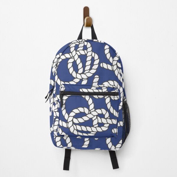 Item preview, Blue Nautical Knots Print designed and sold by kapotka.