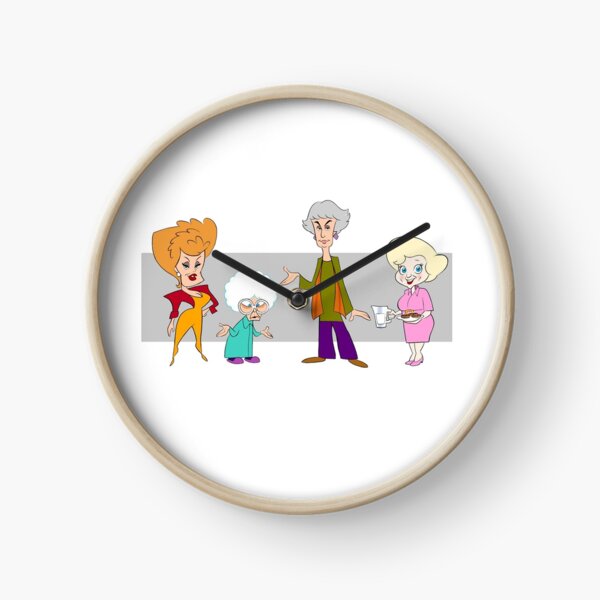 The Golden Girls Clocks Redbubble