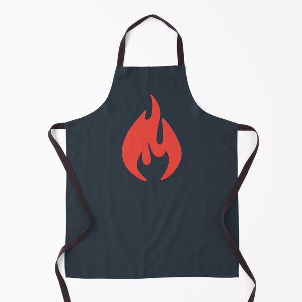 Artikelvorschau, Feuersymbol auf blau entworfen und verkauft von npdstudio.