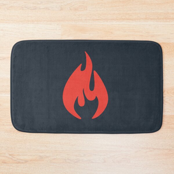 Item preview, Fire Icon on blue designed and sold by npdstudio.