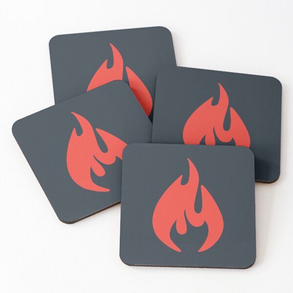 Item preview, Fire Icon on blue designed and sold by npdstudio.
