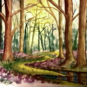 Artwork thumbnail, Springtime Forest by plunder