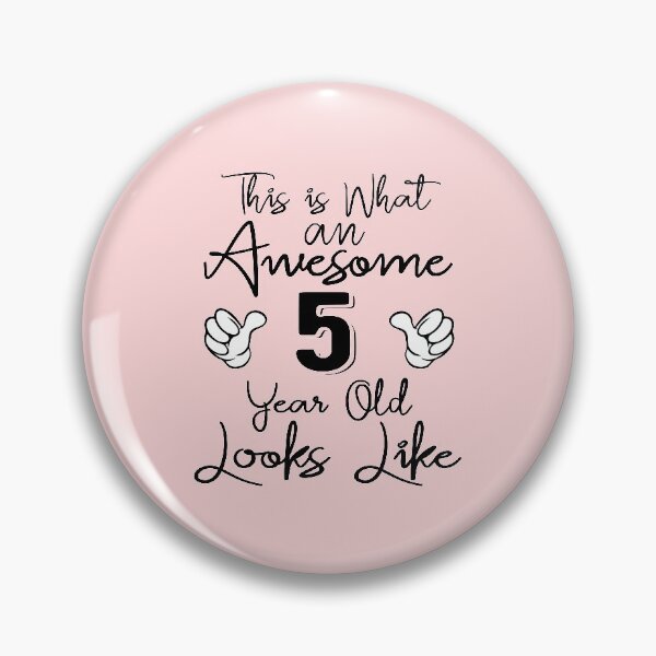 Item preview, This is What an Awesome 5 Year Old Looks Like - 5th Birthday Gift  designed and sold by meedTee.
