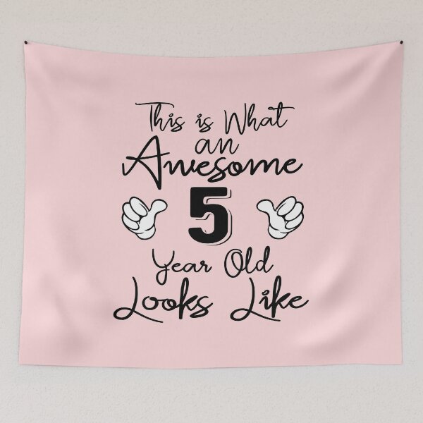 Item preview, This is What an Awesome 5 Year Old Looks Like - 5th Birthday Gift  designed and sold by meedTee.