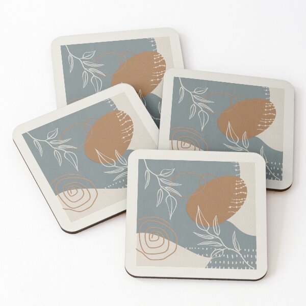 Item preview, Abstract - Neutral Meeting Point 3 in Sea Blue designed and sold by simplydesignart.