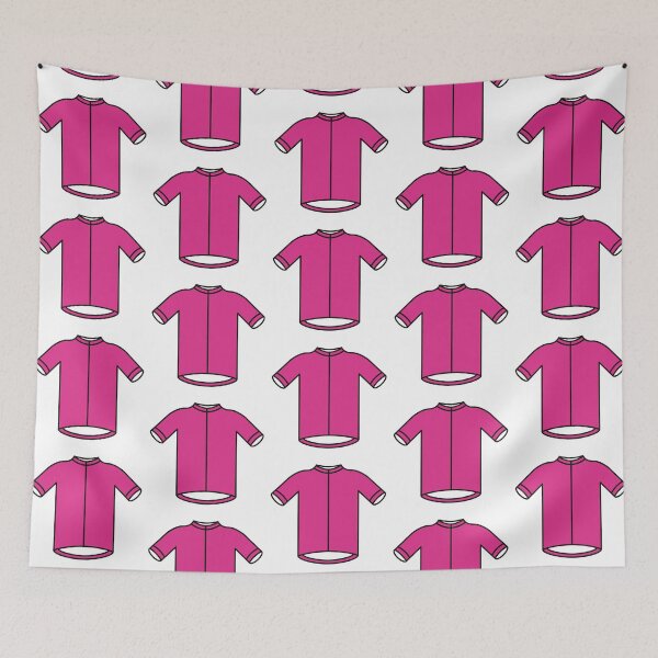 Aperçu de l'œuvre Modèle de maillot de cyclisme rose Giro créée et vendue par Radradrad.