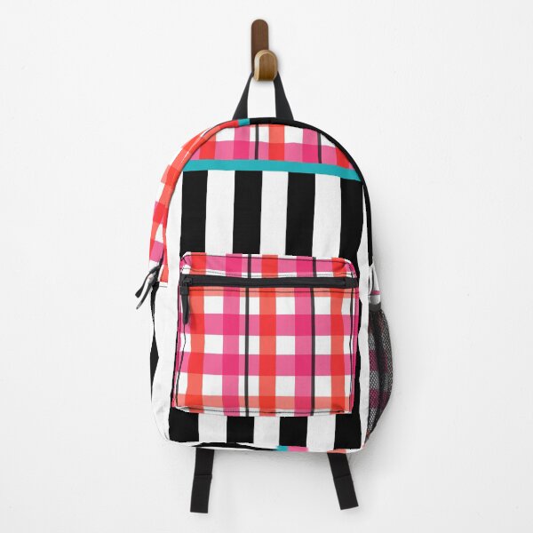 Item preview, Gingham: Strawberry Flavor + Stripe II designed and sold by ArtInLifestyle.