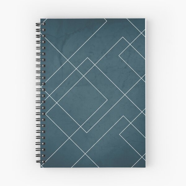 Item preview, Overlapping Diamond Lines on Aqua designed and sold by simplydesignart.