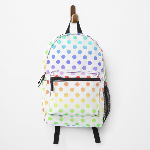 Item preview, Polka Dots - Rainbow Gradient on White designed and sold by TheFrostedDonut.