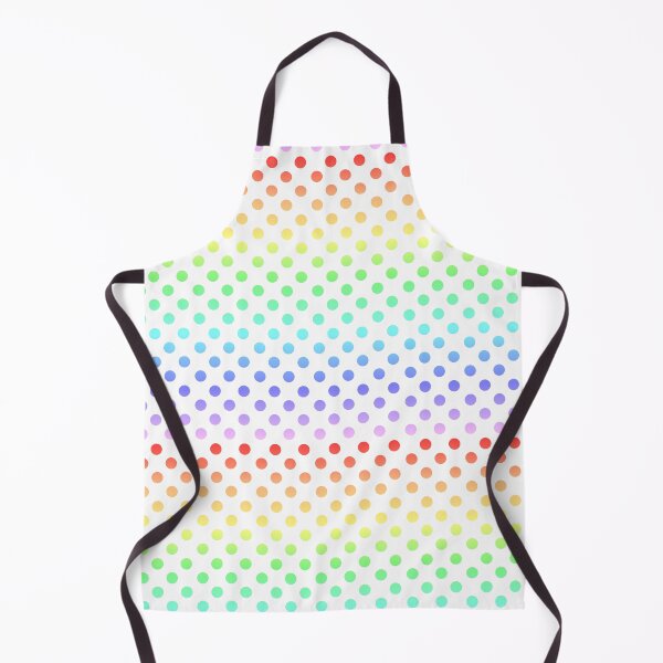 Item preview, Polka Dots - Rainbow Gradient on White designed and sold by TheFrostedDonut.