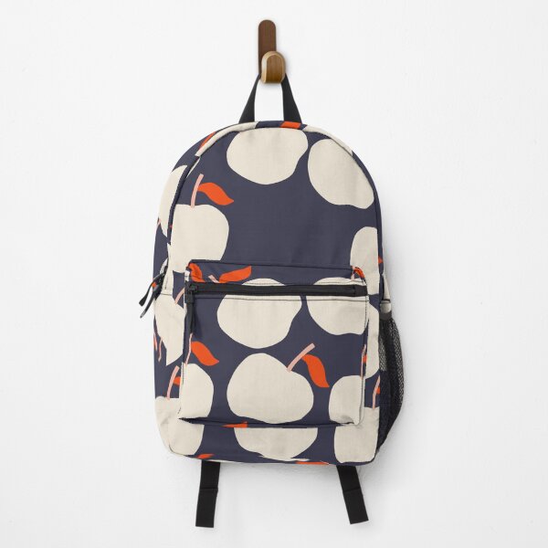 Item preview, Cute Apple Pattern on Blue Background designed and sold by kapotka.