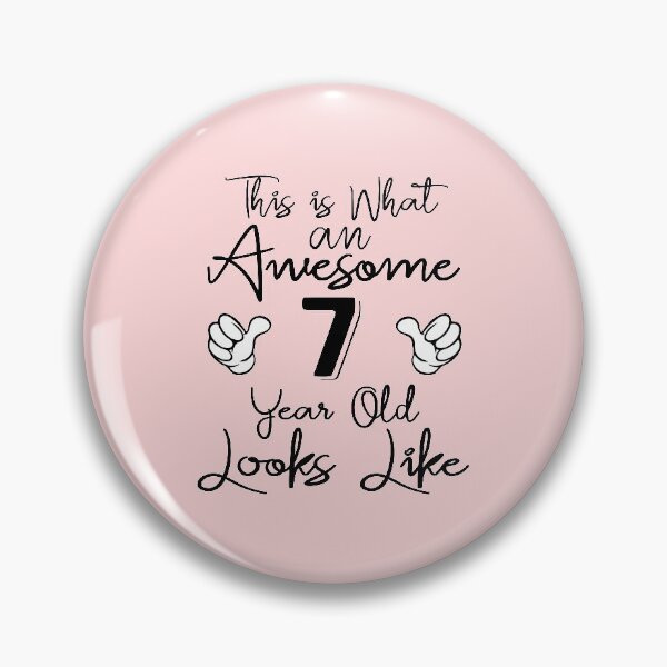 Item preview, This is What an Awesome 7 Year Old Looks Like - 7th Birthday Gift  designed and sold by meedTee.