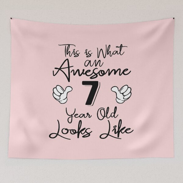 Item preview, This is What an Awesome 7 Year Old Looks Like - 7th Birthday Gift  designed and sold by meedTee.