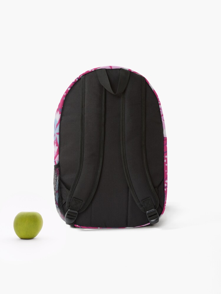 Alternate view of Hipster 60's Floral Print Fabric Backpack