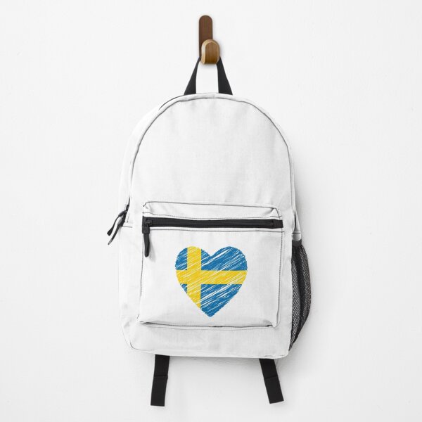 Item preview, Sweden Flag Heart designed and sold by Vexento Art.