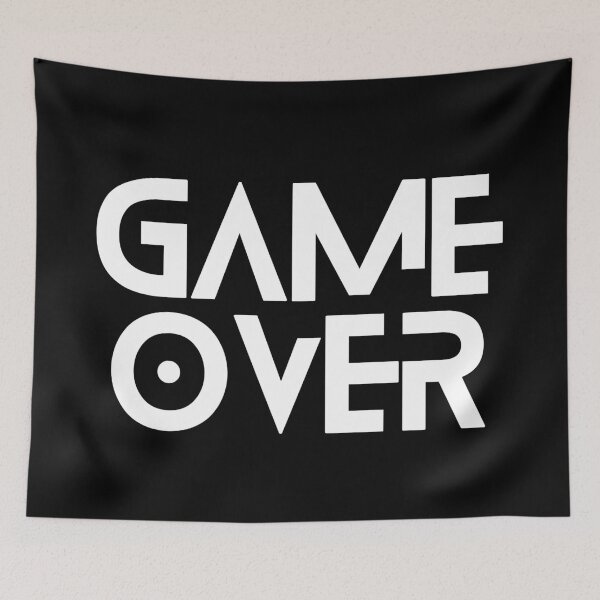 Item preview, Futuristic Game Over designed and sold by Legit Hooligan.