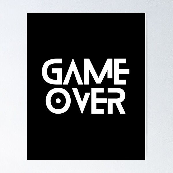 Item preview, Futuristic Game Over designed and sold by Legit Hooligan.