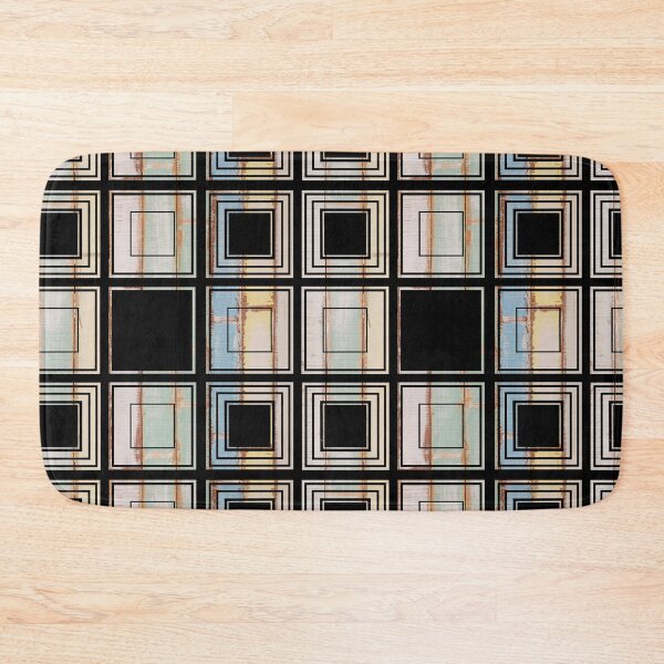 Item preview, Colorful Wooden Squares and Frames Pattern designed and sold by thecraftace.