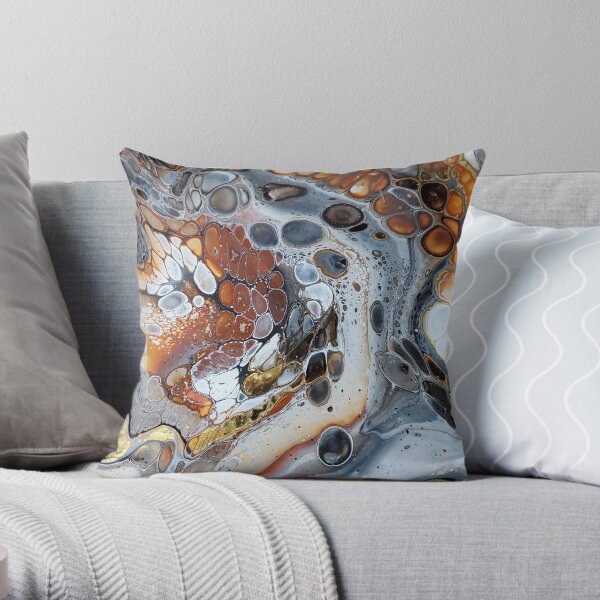 Looking for Gold Throw Pillow