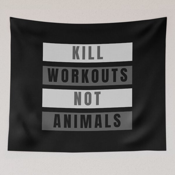 Item preview, Kill Workouts Not Animals - Vegan Athlete designed and sold by m95sim.