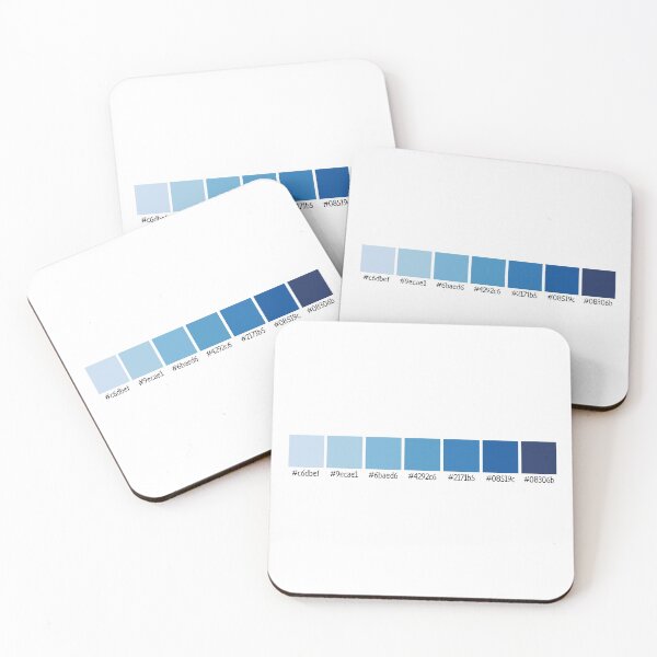 Item preview, Muestras de pintura - Gradiente azul designed and sold by neurosci.
