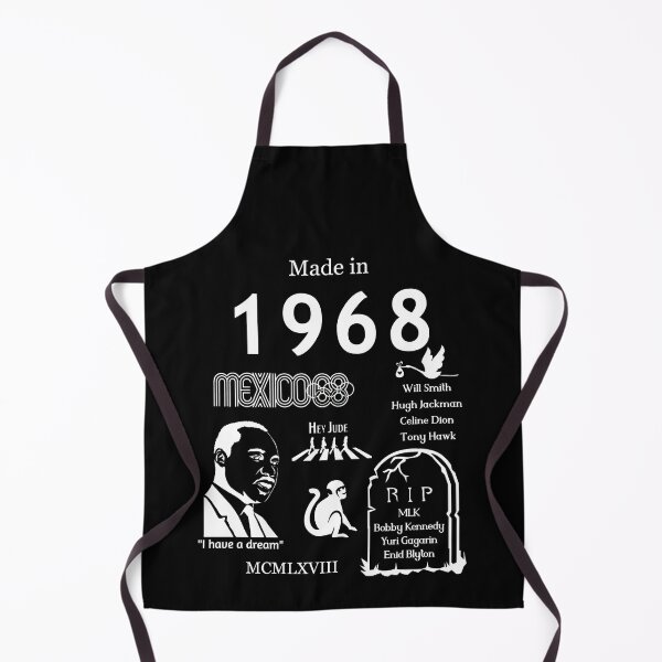 Item preview, Made in 1968 - Important events of your birth year designed and sold by Jamboprints.