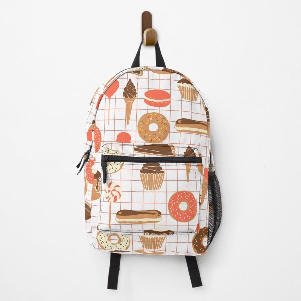 Item preview, Cute Sweets, Pies, Cakes, Donuts, Eclairs and Pancakes in red and brown designed and sold by kapotka.