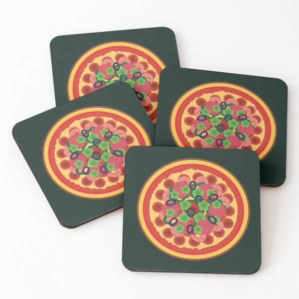 Item preview, Yummy pizza sticker designed and sold by SueBee-Art.
