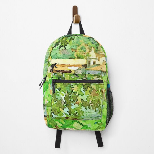 Item preview, Landscape with village on the hill and trees designed and sold by Giuseppe Cocco.