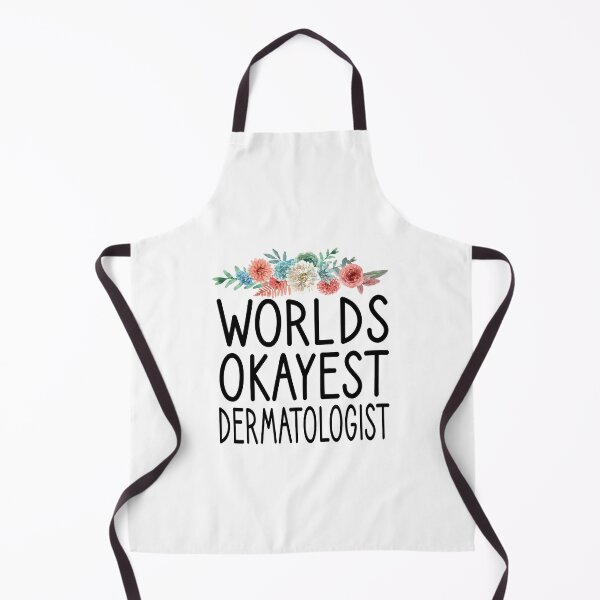 Item preview, Worlds Okayest Dermatologist / Dermatology / Dermatology Student / funny  Dermatologist / Dermatologist Gift / gift for women birthday  gift idea floral style background designed and sold by Chamssou.