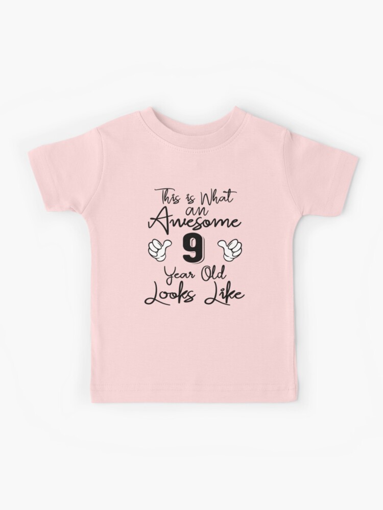 9th Birthday Gift Nine Vintage Baseball 9 Year Old Shirt