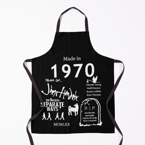 Item preview, Made in 1970 - Important events of your birth year designed and sold by Jamboprints.