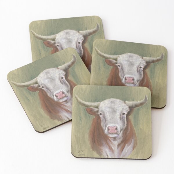 Item preview, Hereford Bull designed and sold by EllieTaylorArt.