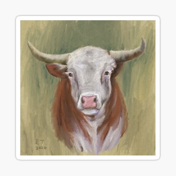 Hereford Bull Sticker