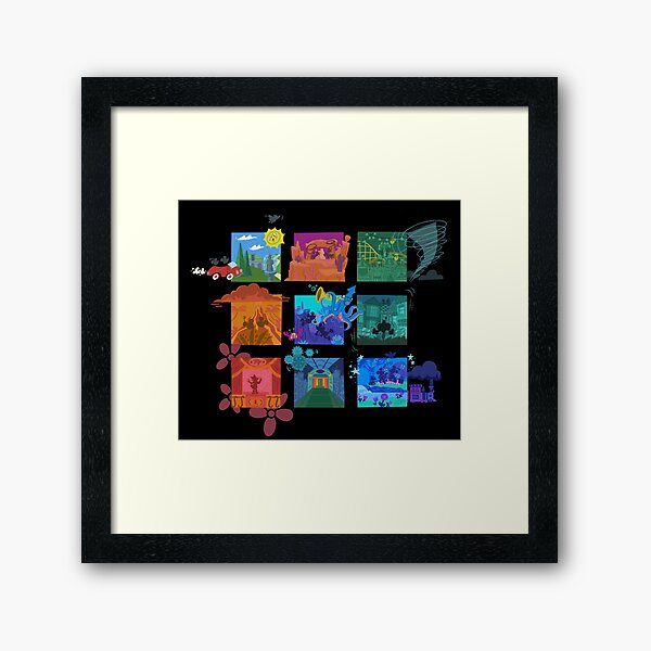 Runaway Railway Framed Art Print