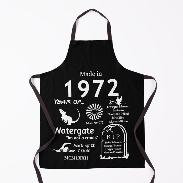 Item preview, Made in 1972 - Important events of your birth year designed and sold by Jamboprints.