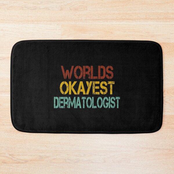 Item preview, Worlds Okayest Dermatologist / Dermatology / Dermatology Student / funny  Dermatologist / Dermatologist Gift / gift for women birthday gift idea vintage style background designed and sold by Chamssou.