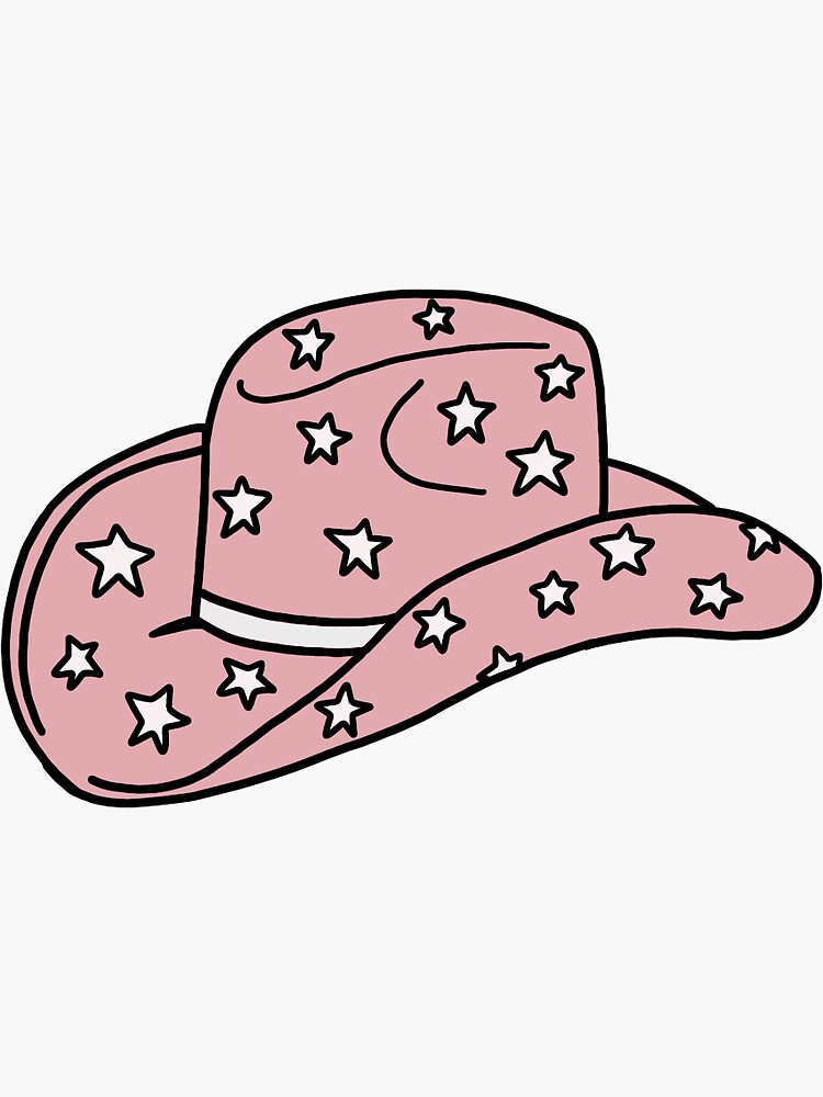 "Star Cowgirl Hat" Sticker for Sale by mgracew Redbubble
