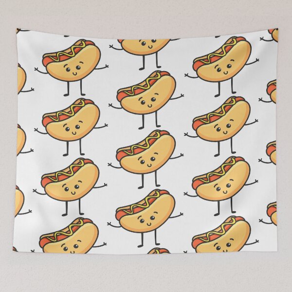 Item preview, cute hotdog  designed and sold by dogan ksa.