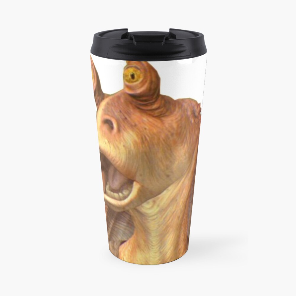 "Jar Jar Binks Surprised" Travel Coffee Mug for Sale by lotrfan