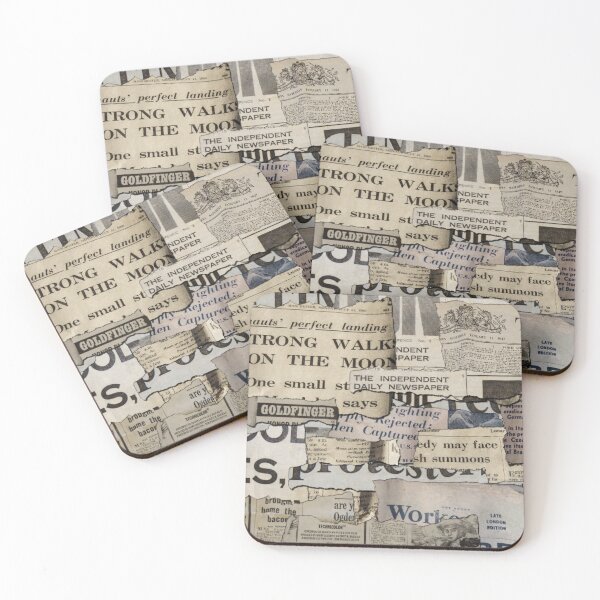 Item preview, Bits and Pieces newspaper Cool Art designed and sold by Urbo Panda.