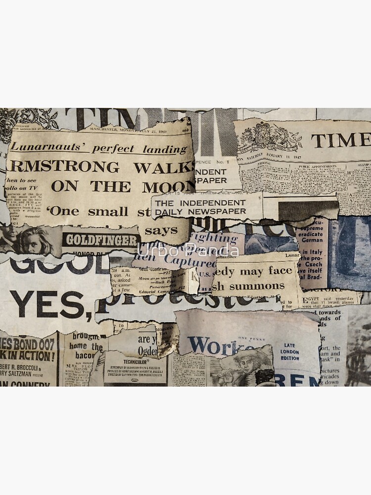 Old grunge unreadable vintage newspaper paper texture seamless