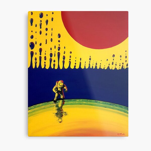 Testing The Waters Metal Print