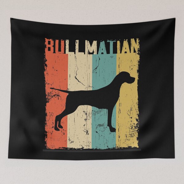 Item preview, bullmatian Vintage Retro Classis Dog Lover Gift designed and sold by rafaeltto.