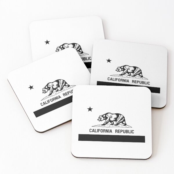 Item preview, The Bear Flag - Black and White  designed and sold by warishellstore.