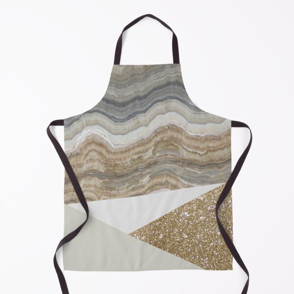 Item preview, preppy minimalist geometric earth tone triangles beige tan marble designed and sold by LEILA ART SPACE.