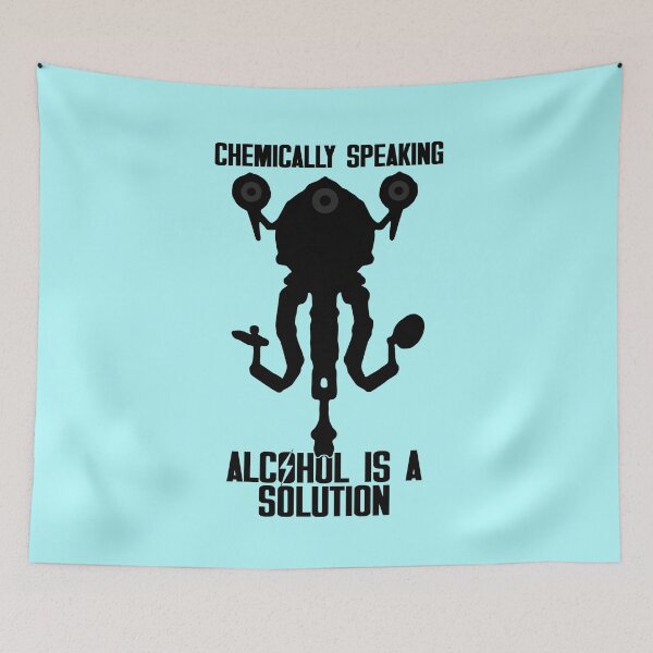 Item preview, Codsworth - Alcohol is a Solution designed and sold by Darkwaters Designs.