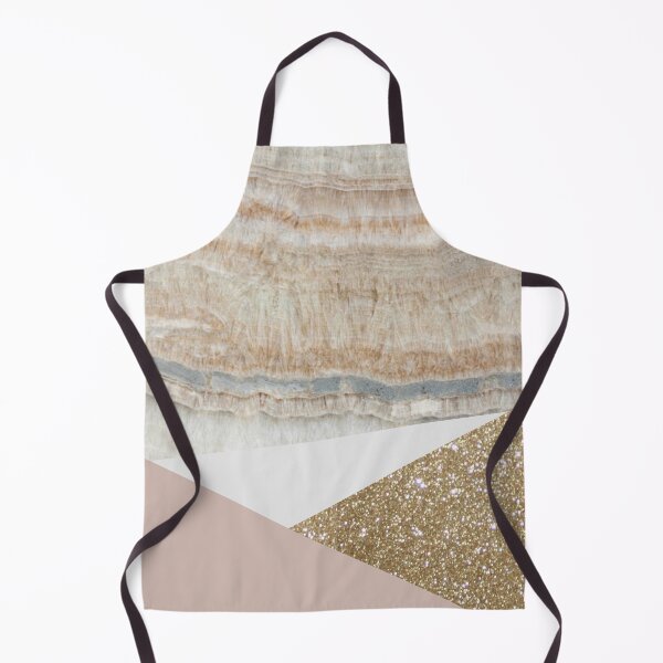 Item preview, preppy minimalist geometric dusty pink triangles white marble designed and sold by LEILA ART SPACE.