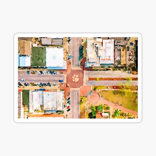 Item preview, Toomer's Corner Aerial Watercolor Puzzle designed and sold by Michael Garber.