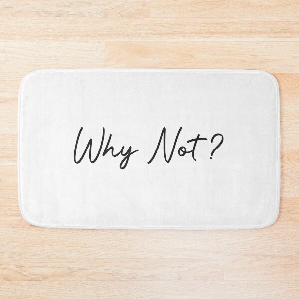 Item preview, Why not? Bring positivity in your life designed and sold by DesignTribe.